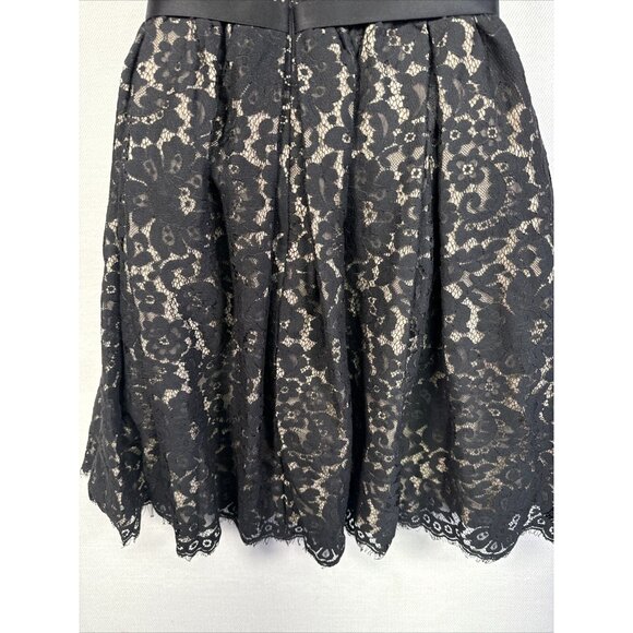 Robert Rodriguez Neiman Marcus Womens Jun Party Dress Size 2 Black Lace - Picture 7 of 9